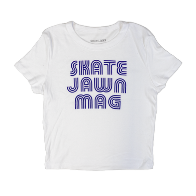 Stripe Baby Tee - White