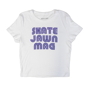 Stripe Baby Tee - White