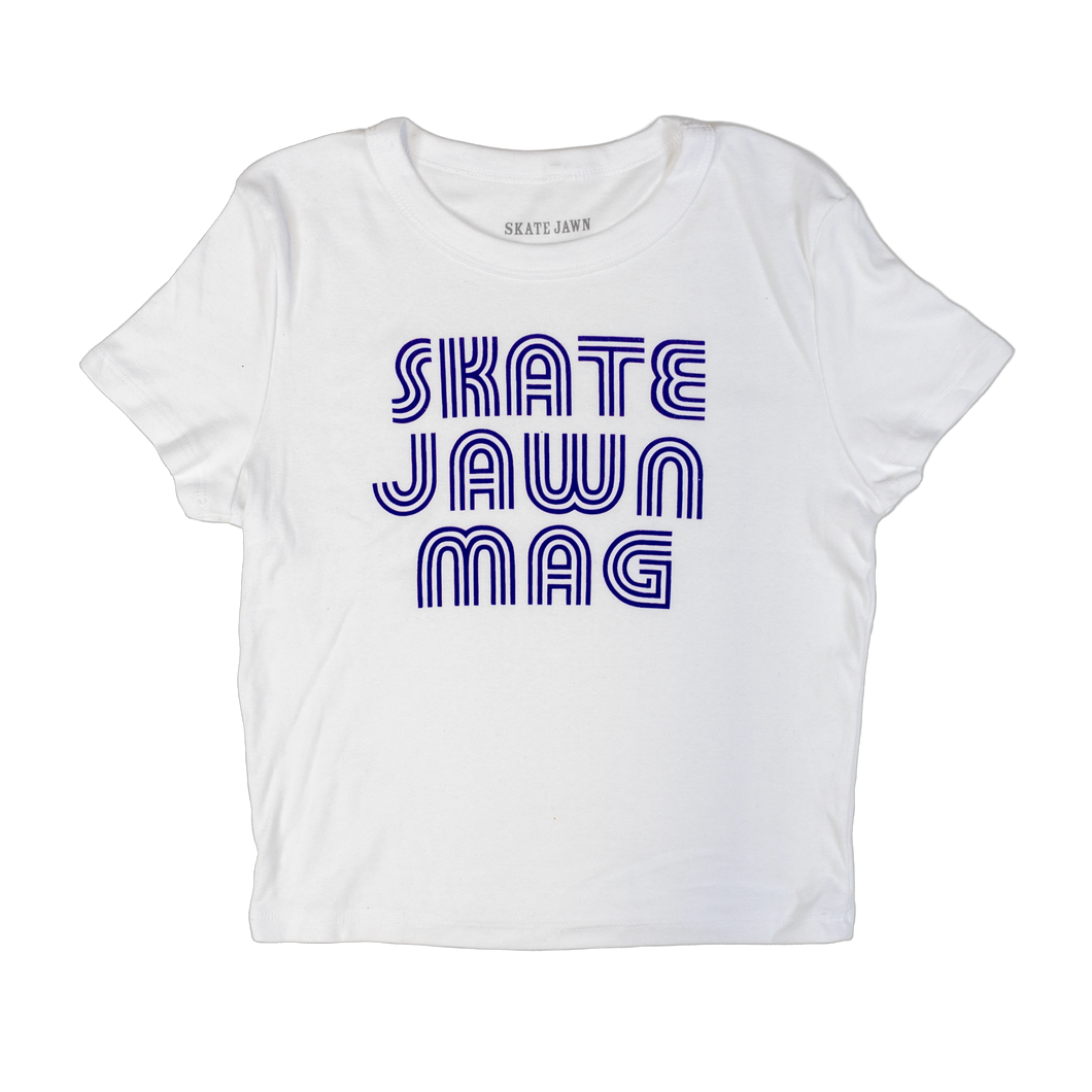 Stripe Baby Tee - White