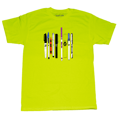 Markers Tee - Highlighter