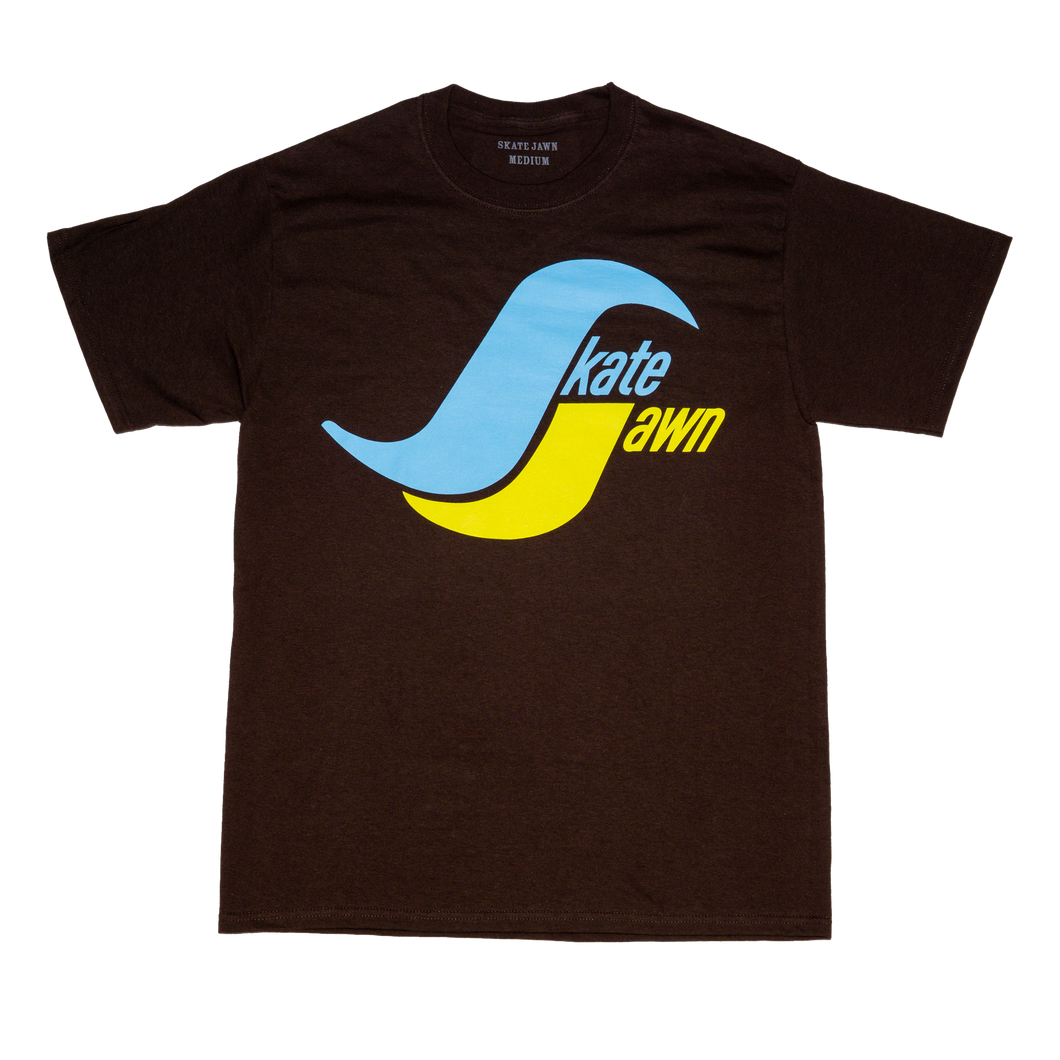 Wave Tee - Brown