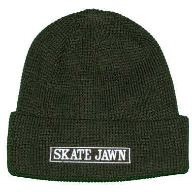 Cover Box Thermal Knit Beanie - Olive