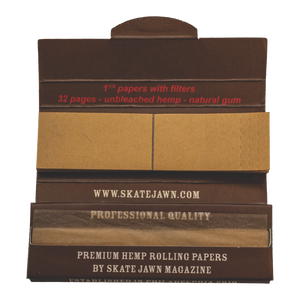 1 1/4" Hemp Rolling Papers - pack