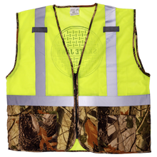 Load image into Gallery viewer, Sewer cap Hi viz/camo safety vest